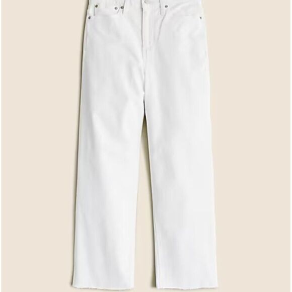 J. Crew BP461 Slim wide-leg jean in white wash NWT - Picture 7 of 12